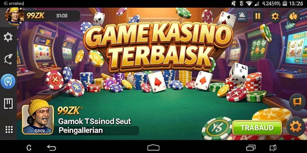 Screenshot gameplay 99ZK dengan suasana Kasino yang menegangkan.