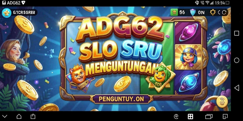 Tampilan menarik gameplay ADG62 dengan slot yang mengasyikkan.
