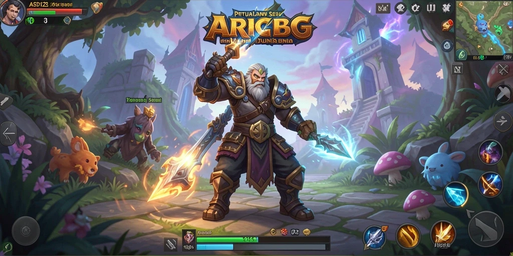 Tangkapan layar gameplay <strong>ASD123</strong> dengan aksi pertarungan yang mendebarkan.