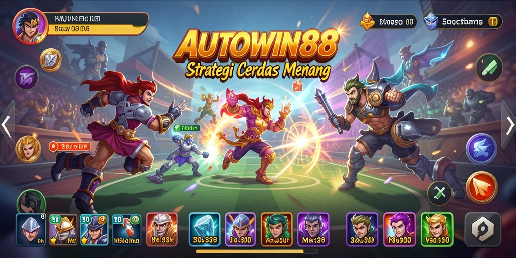 Gameplay strategis yang menegangkan dalam AUTOWIN88.
