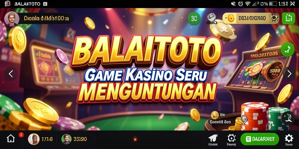 Tampilan menarik dari gameplay kasino BALAITOTO yang mendebarkan.