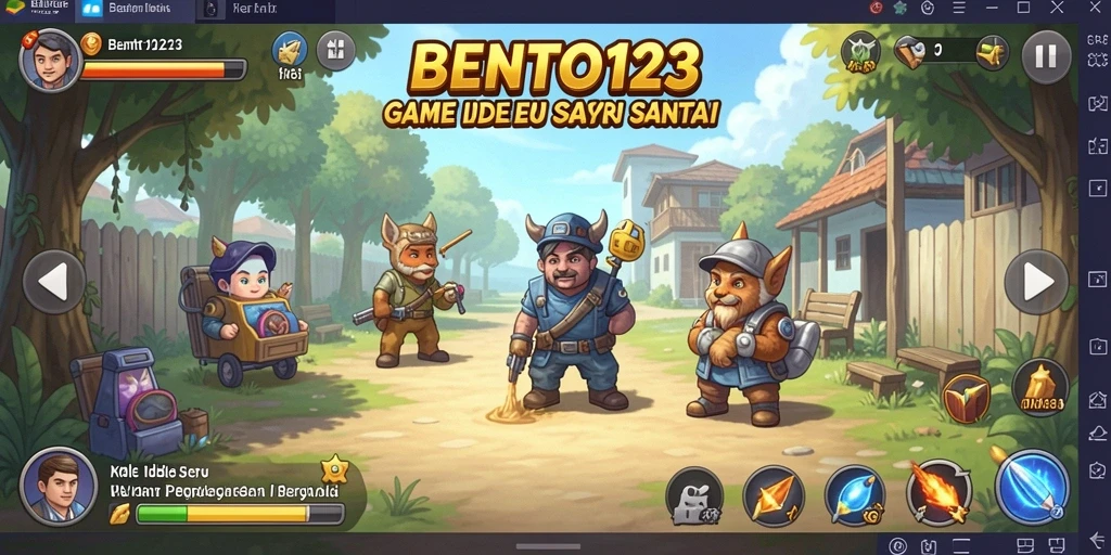 Tampilan gameplay BENTO123 yang menarik dan menawan.