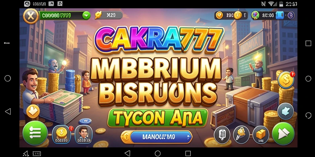 Tampilan gameplay <strong>CAKRA777</strong> yang mendebarkan saat membangun bisnis.