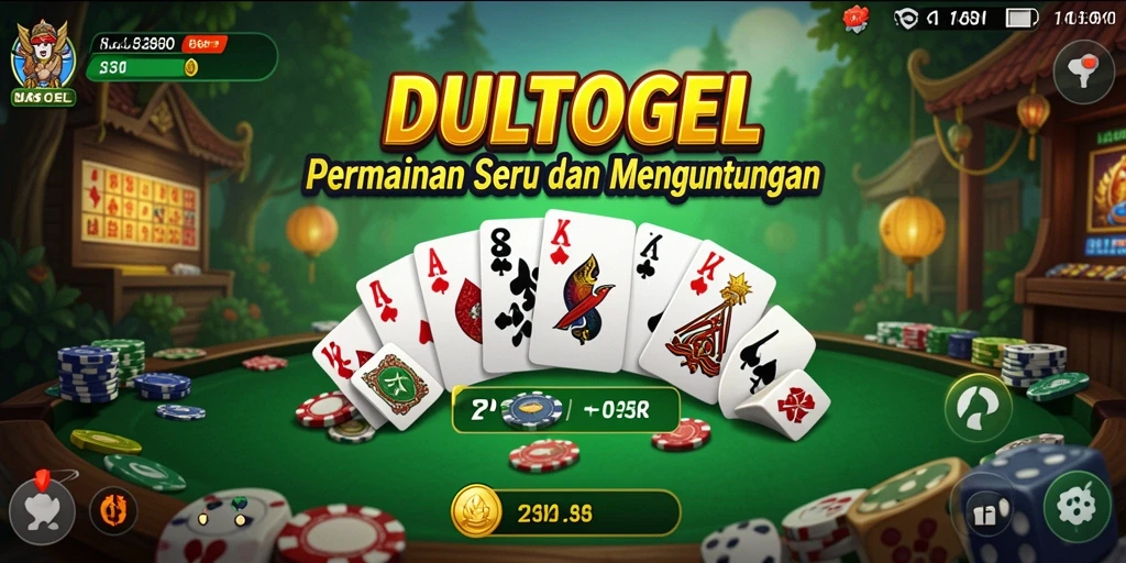Tampilan gameplay DULTOGEL yang seru dan mendebarkan.