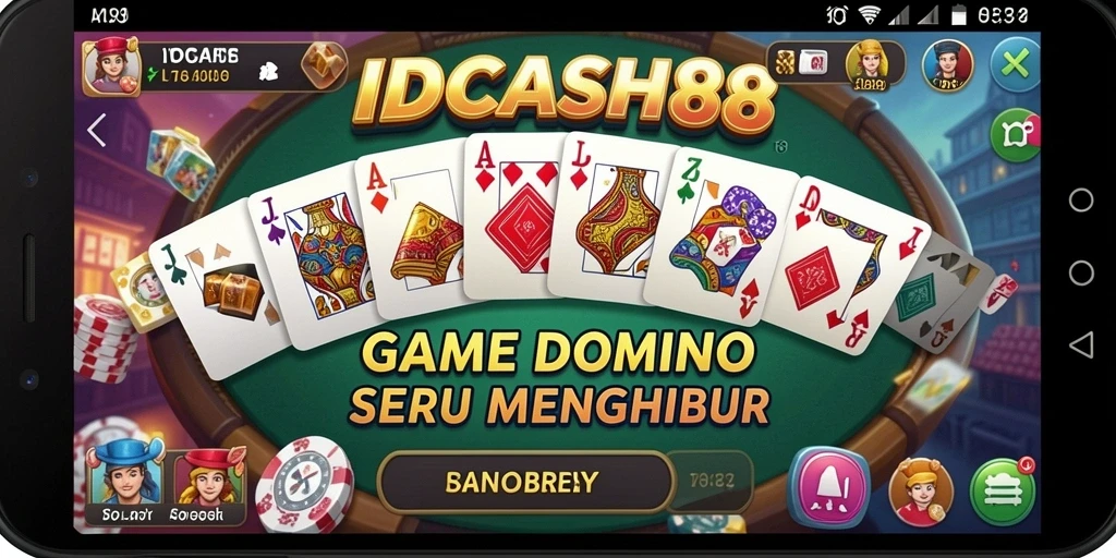 Screenshot utama menampilkan gameplay seru dari IDCASH88.