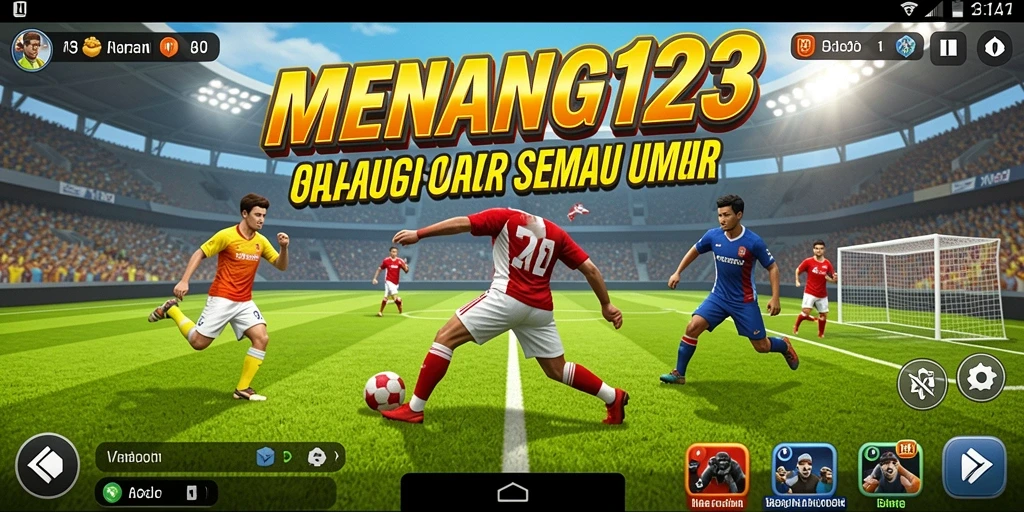 Screenshot MENANG123 menunjukkan gameplay seru olahraga yang kompetitif.