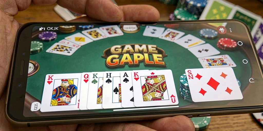 Tampilan gameplay Gaple yang menarik dan mendebarkan.