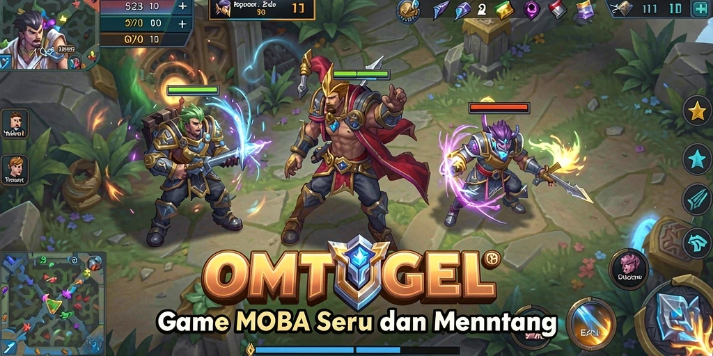 Gameplay seru dalam pertarungan intens di OMTOGEL.