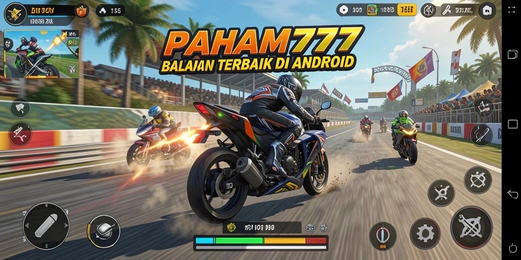 Aksi balap yang seru di PAHAM777.