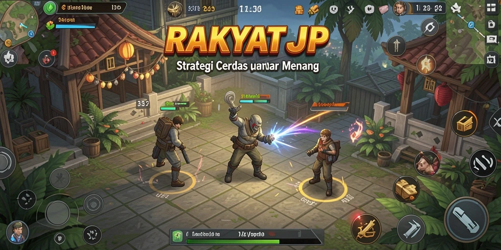 Tampilan gameplay RAKYATJP yang menantang dan menarik.