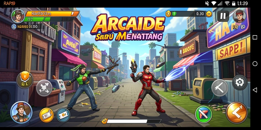 Tampilan gameplay seru dan penuh tantangan di RAP89.