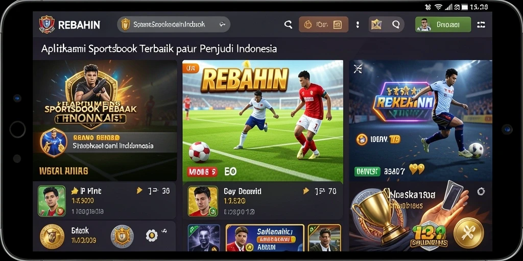Tampilan menarik dan informatif saat bermain Sportsbook di REBAHIN.