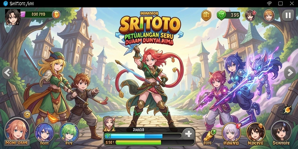 Tampilan gameplay SRITOTO yang menakjubkan dalam dunia anime.