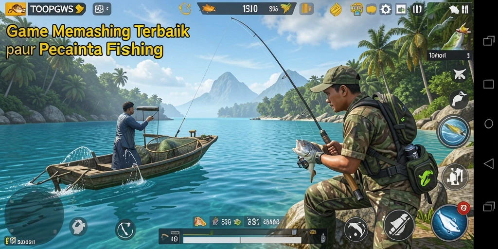 Tangkapan ikan yang menakjubkan dalam TOOPGWS.