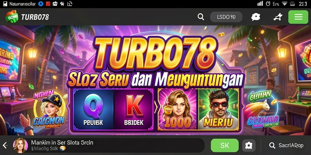 Screenshot menunjukkan gameplay slot yang menarik dan penuh warna.