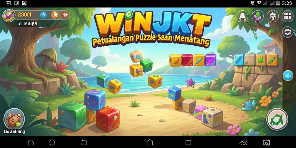 Tampilan gameplay WINJKT yang menarik dan penuh warna.